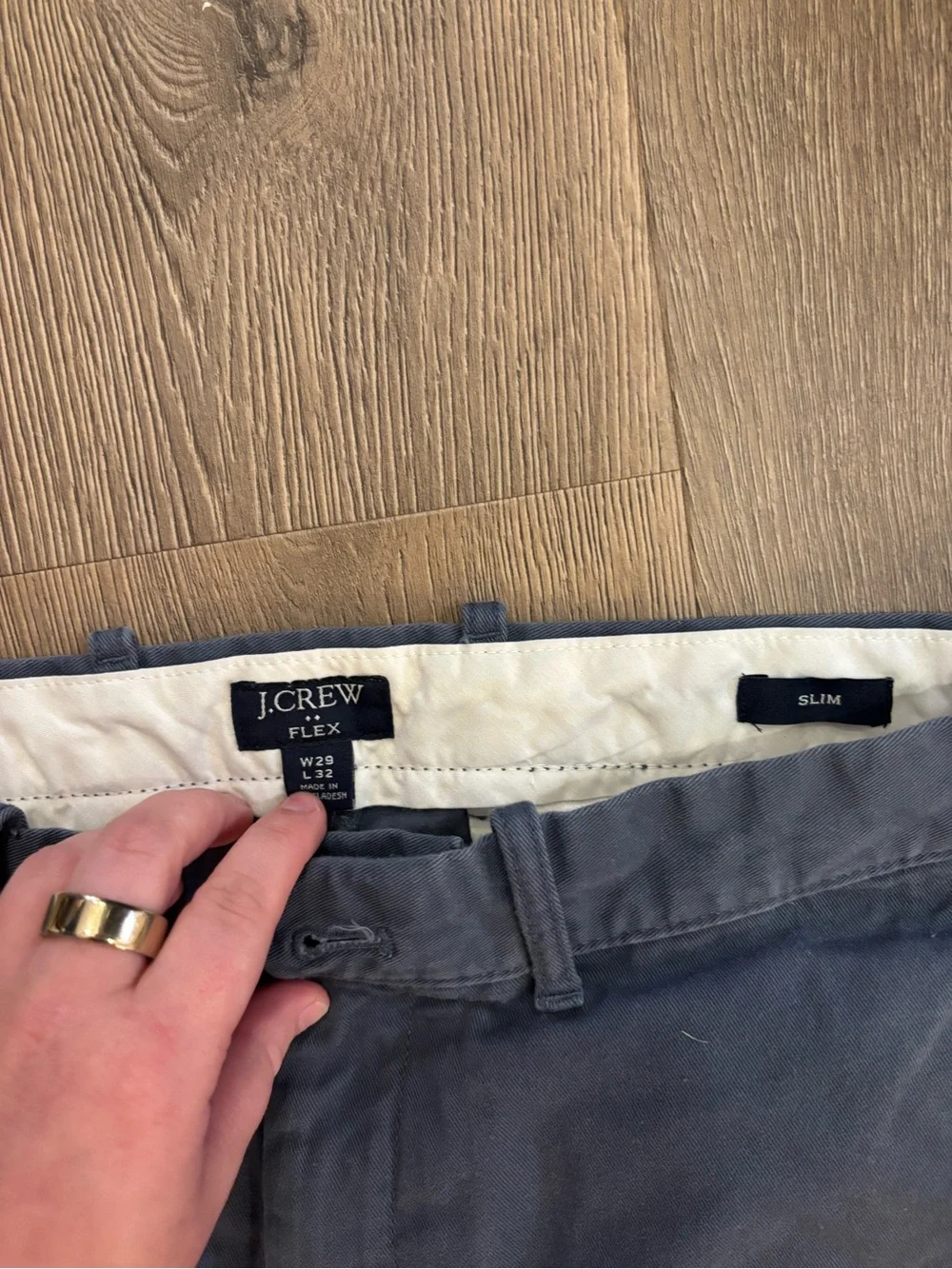 J. Crew Dark Navy Cotton Chino Pants